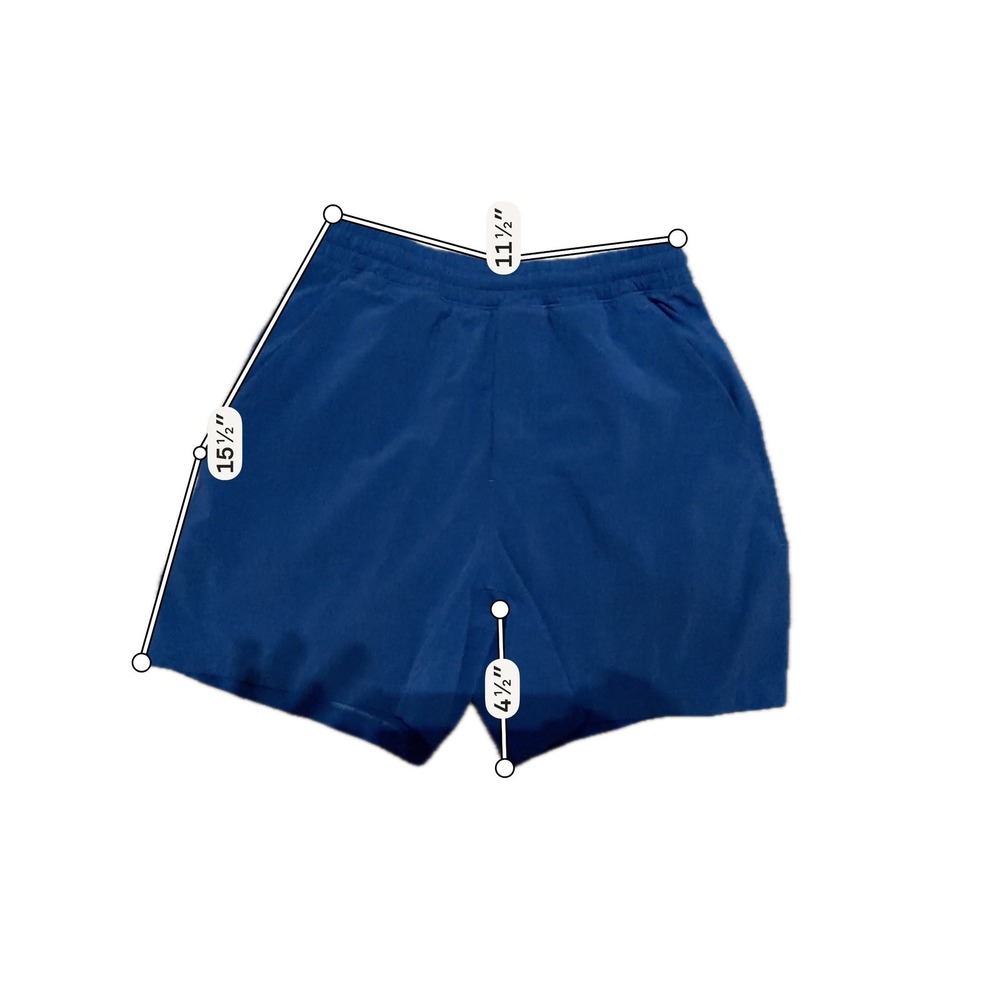 Lululemon Pace Breaker Lined Shorts Mens XS Blue Running Training 5 Inch Inseam